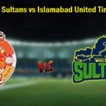 Multan Sultans vs Islamabad United Timeline