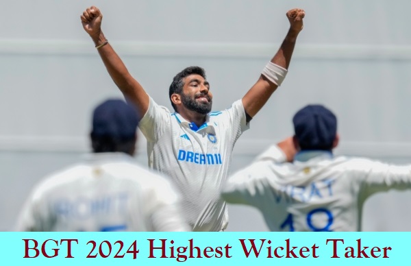 BGT 2024 Highest Wicket Taker