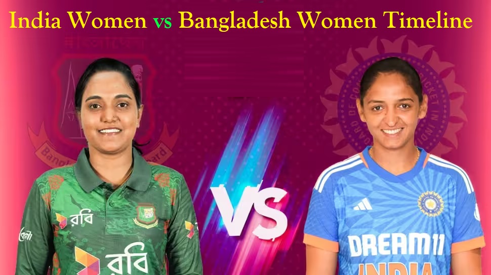 India Women vs Bangladesh Women Timeline