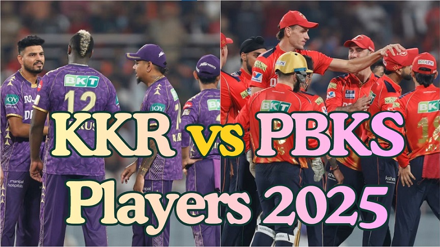  Kolkata Knight Riders vs Punjab Kings Players