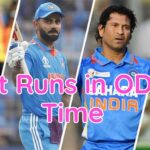 Most Runs in ODI All Time