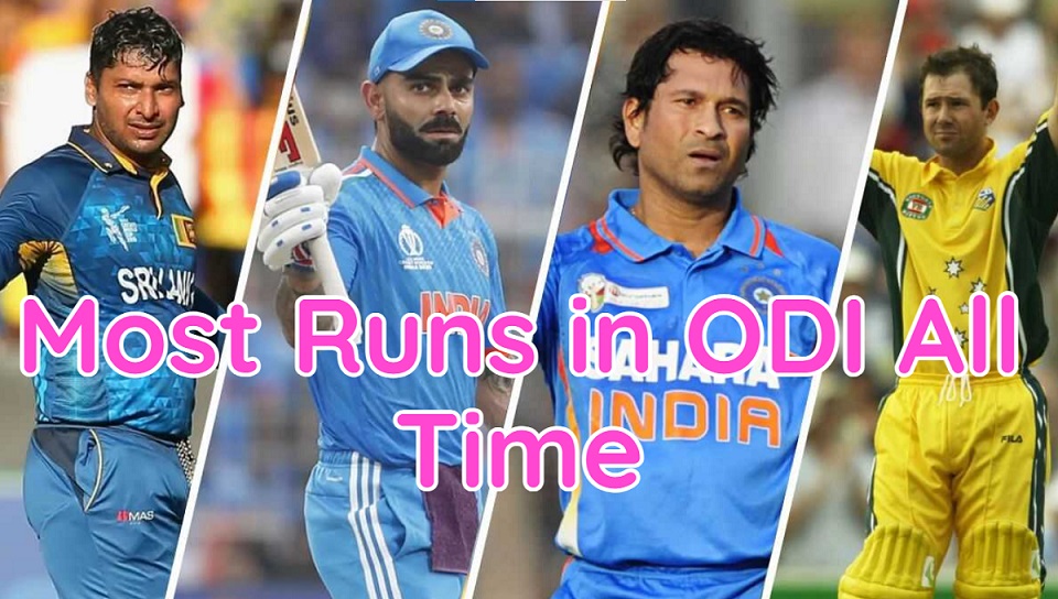 Most Runs in ODI All Time