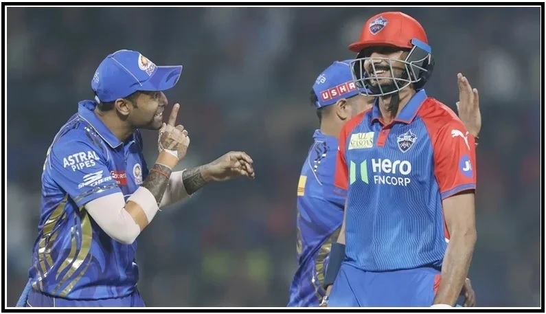 Mumbai Indians vs Delhi Capitals match scorecard