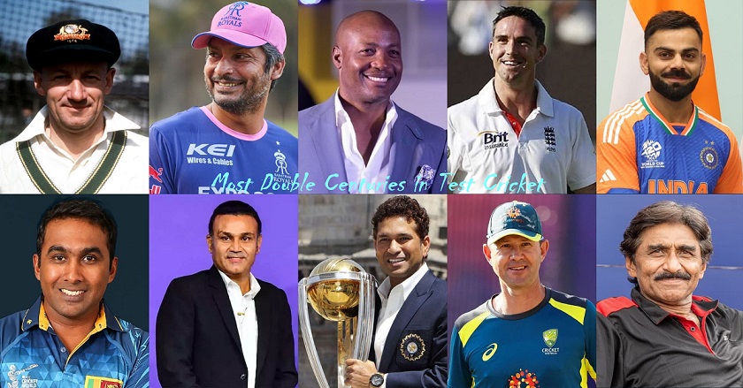 Most Double Centuries in Test Cricket