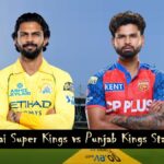 Chennai Super Kings vs Punjab Kings Standings