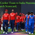 England Cricket Team vs India National Cricket Team Match Scorecard