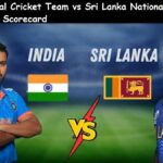 India National Cricket Team vs Sri Lanka National Cricket Team Match Scorecard