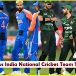 Pakistan National Cricket Team vs India National Cricket Team Timeline