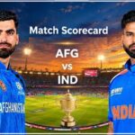 India National Cricket Team vs Afghanistan National Cricket Team Match Scorecard