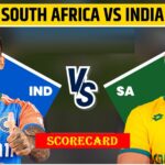 South Africa national cricket team vs India national cricket team match scorecard