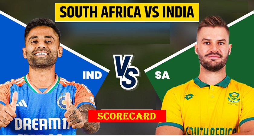 South Africa national cricket team vs India national cricket team match scorecard